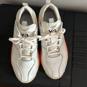 Y-3 white Adidas sneaker.